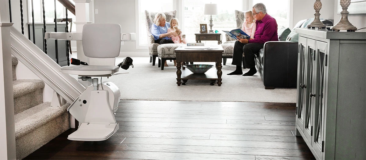 Bruno Elan Straight Indoor Stair Lift - Minnesota (1 of 1)