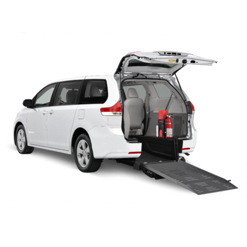 Toyota Sienna Commercial Rear Entry Wheelchair Van